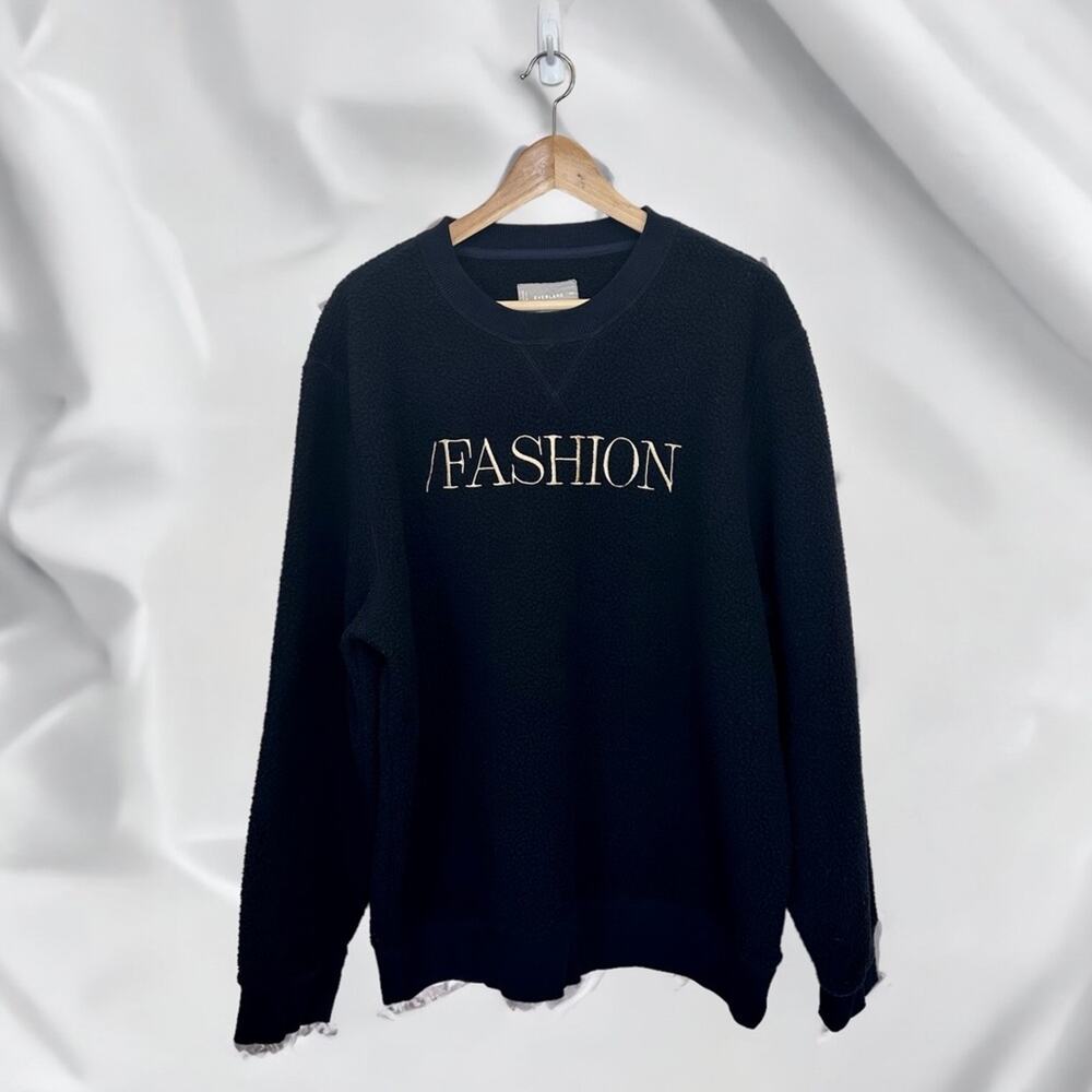 Everlane x YouTube Women's Renew Fleece Raglan Sweater /Fashion XXL